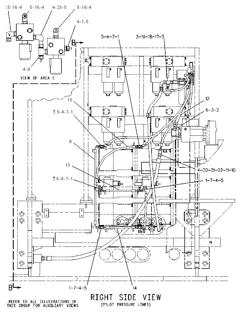 Трубопроводы управляющие 7I5943 CAT
