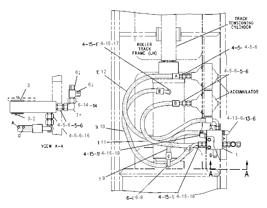 LINES GP-TRACK TENSION 1082723 CAT