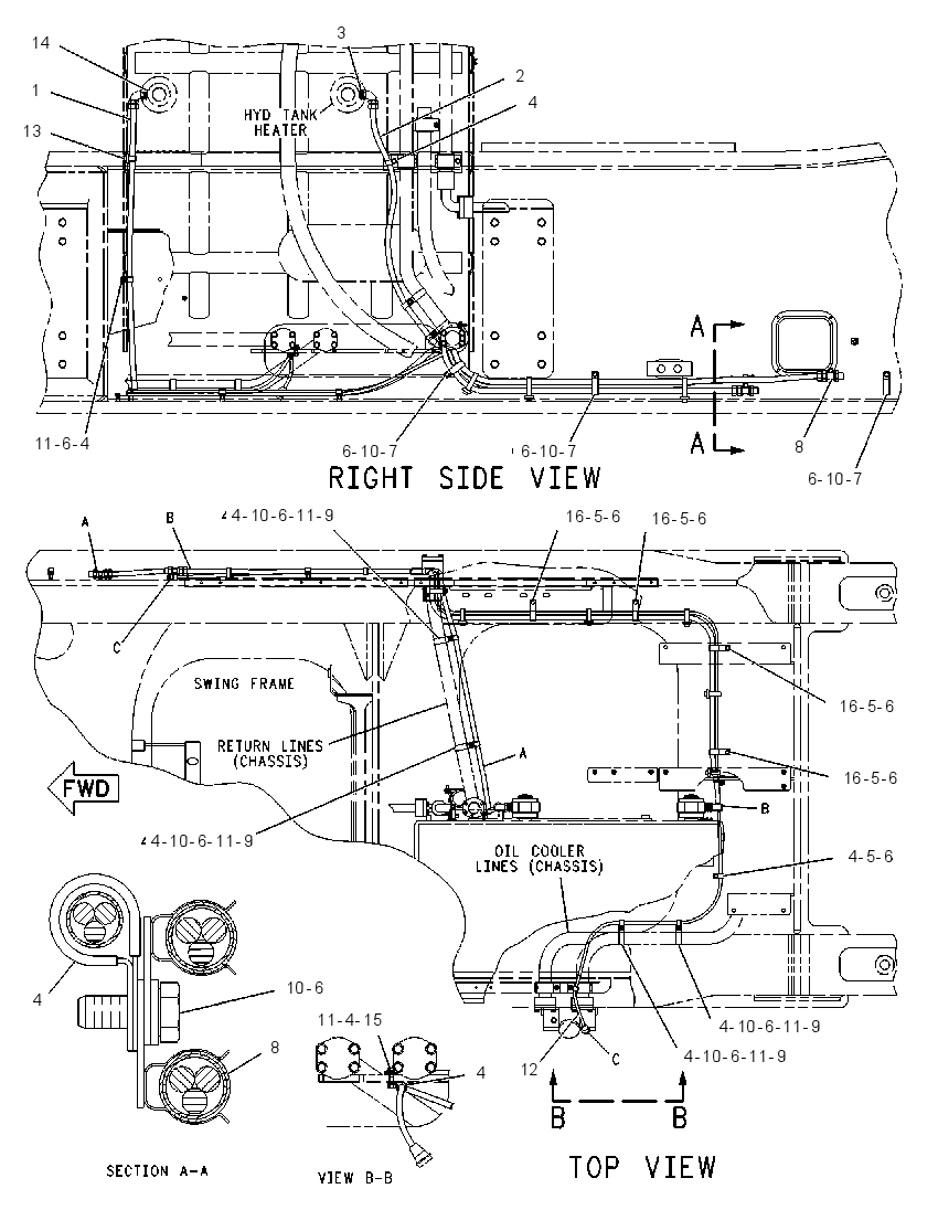 WIRING GP-COLD WEATHER 1164089 CAT