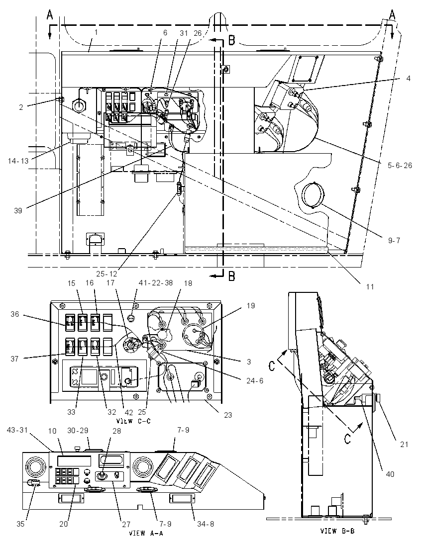 CONSOLE GP-INSTRUMENT 1117963 CAT