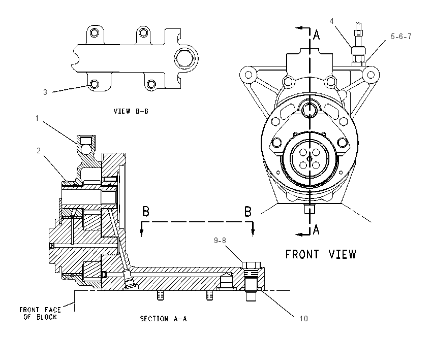 DRIVE GP-UNIT INJ HYD PUMP 1253431 CAT