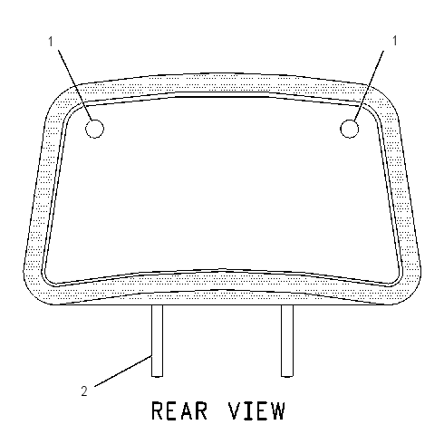 EXTENSION GP-BACKREST 8Y6883 CAT
