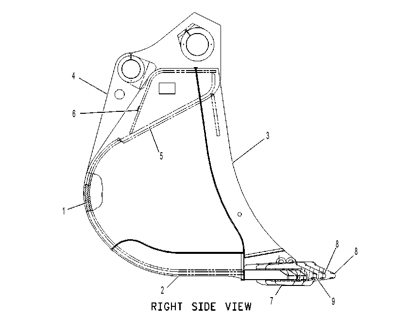 BUCKET AS-MASS EXCAVATOR 1262668 CAT