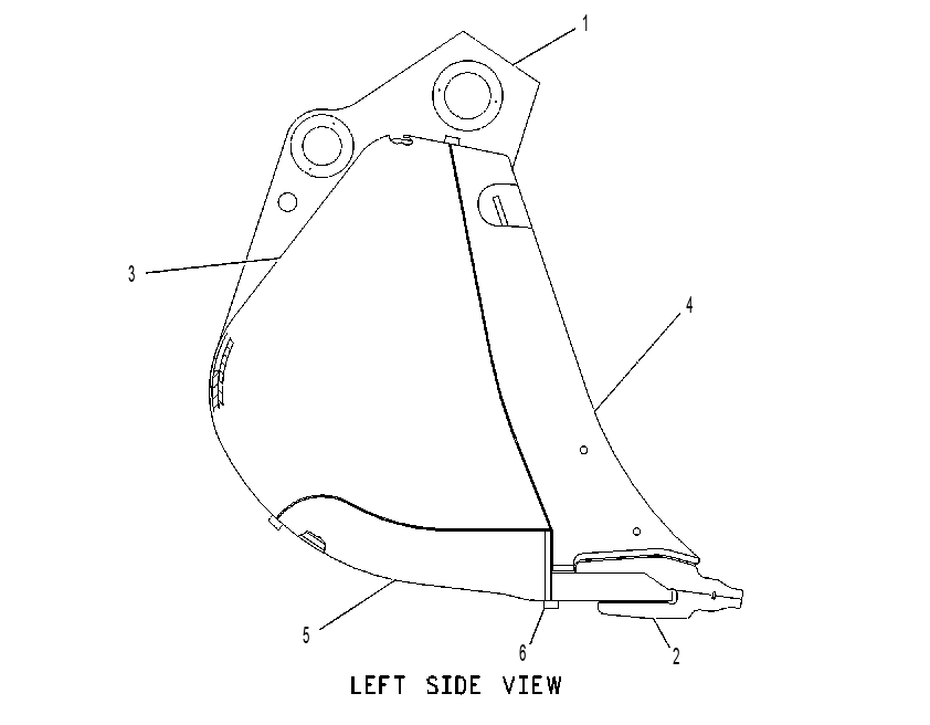 BUCKET AS-MASS EXCAVATOR 1236112 CAT