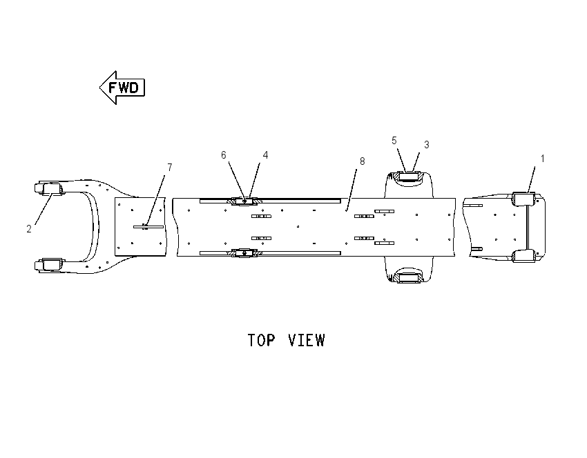 BOOM & BEARING AS-MASS EX 1231235 CAT