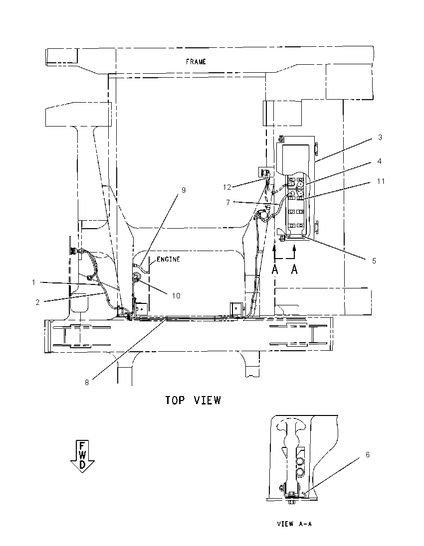 WIRING GP-AIR STARTING 1186609 CAT