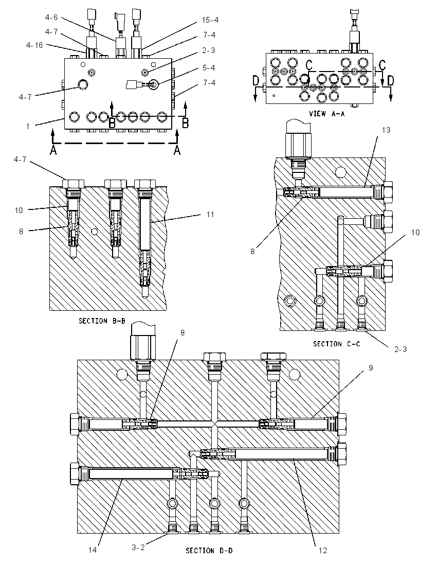 MANIFOLD GP-RESOLVER 6E6022 CAT