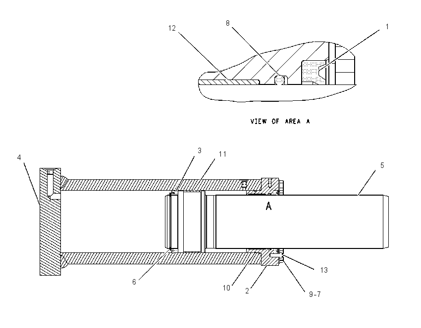 CYLINDER GP-TRACK TENSION 1271474 CAT