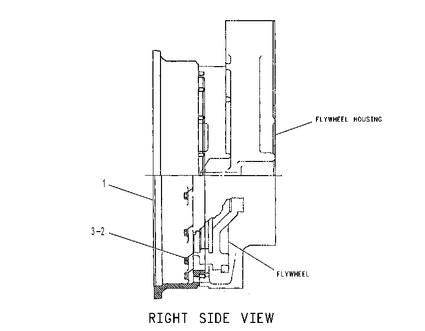 ADAPTER GP-FLYWHEEL HOUSING 3843632 CAT