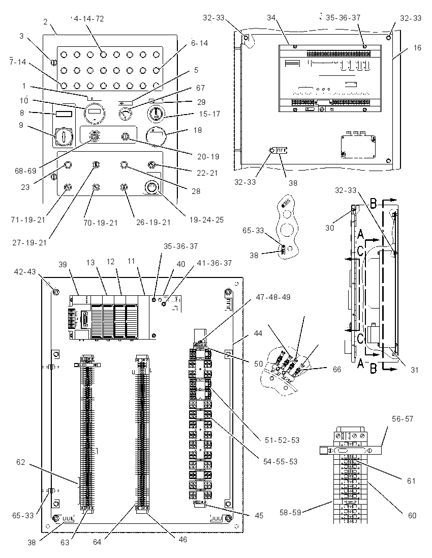 PANEL GP-ANNUNCIATOR 1111267 CAT