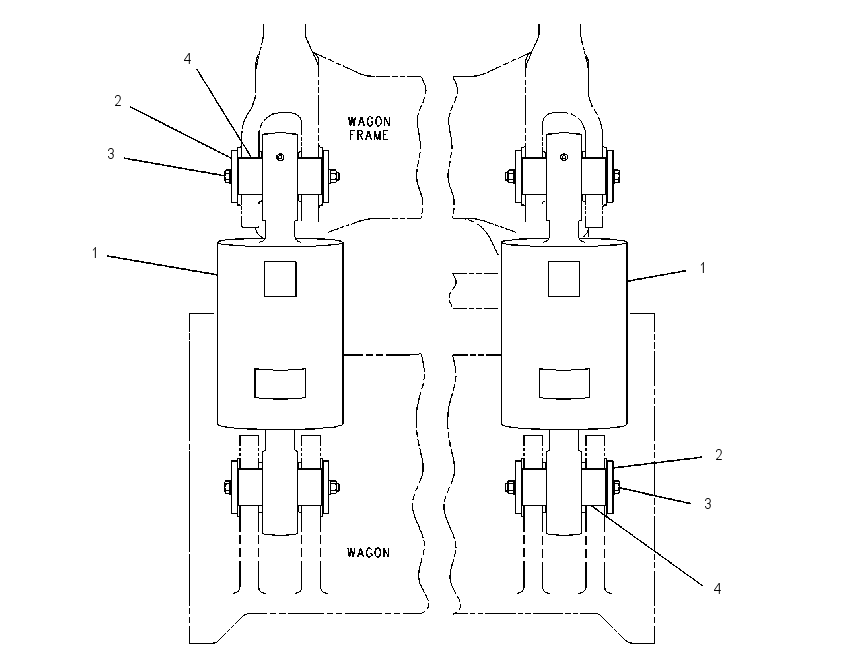 Подвеска задняя 2A6863 CAT