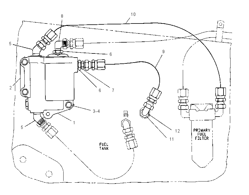 HEATER GP-FUEL 2A6823 CAT