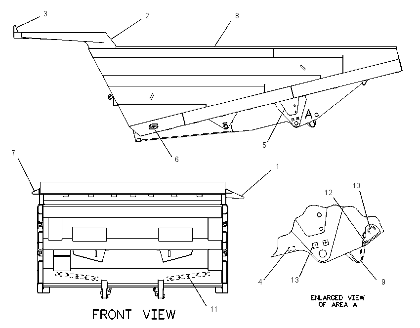 BODY & CANOPY AS 2A7105 CAT
