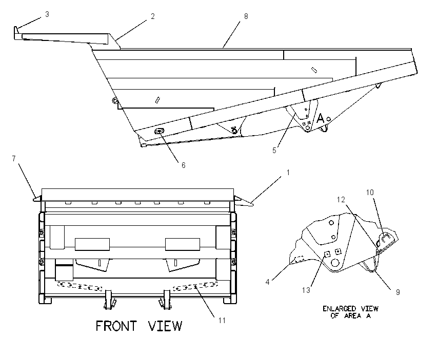 BODY & CANOPY AS 8X9390 CAT
