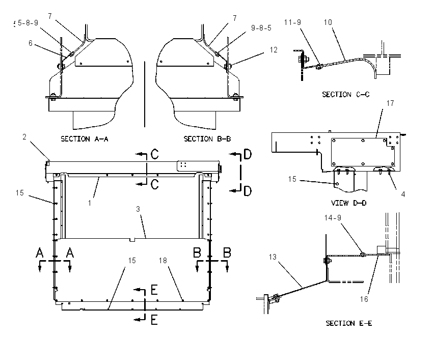 COWLING GP 2A6537 CAT