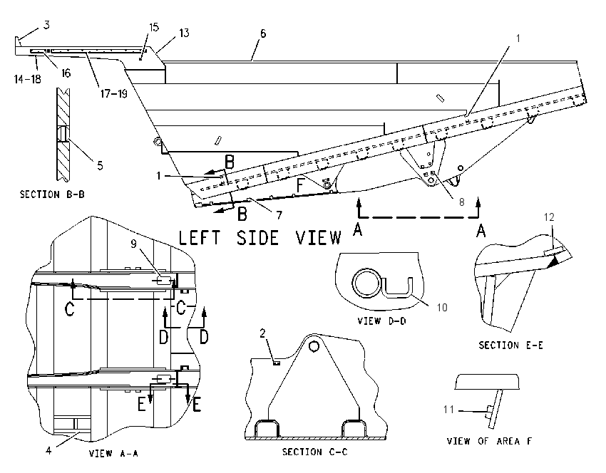 BODY & CANOPY AS 1252523 CAT