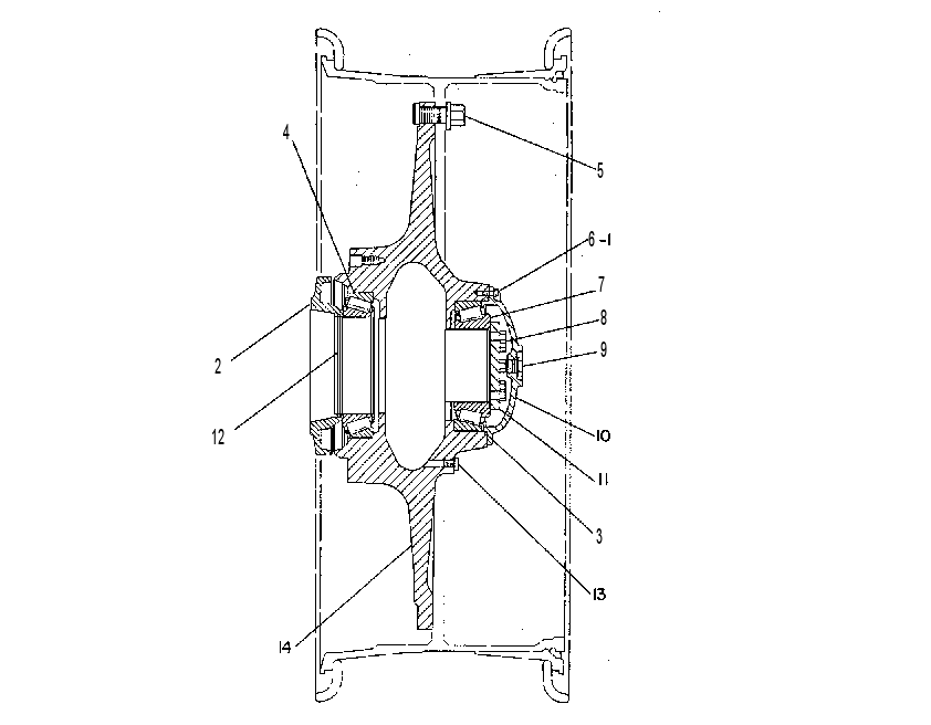 WHEEL GP-FRONT 7I5063 CAT