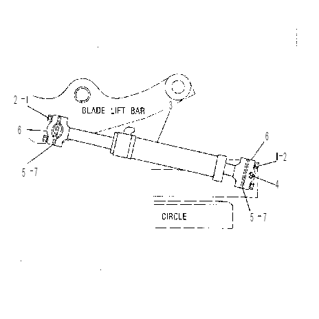 CYLINDER & MTG GP-CENTERSHIFT 8W3256 CAT