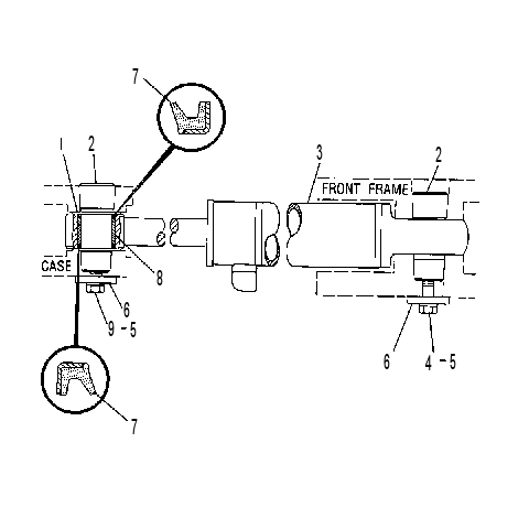 CYLINDER & MTG GP-ARTICULATION 8W3251 CAT