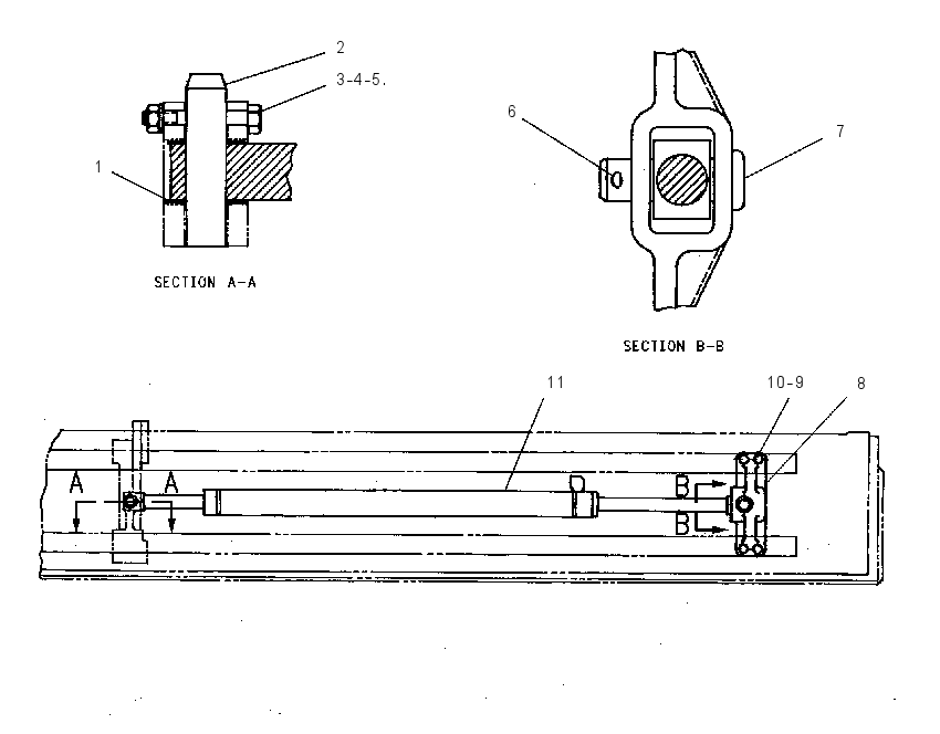 CYLINDER & MTG GP-SIDESHIFT 1127463 CAT