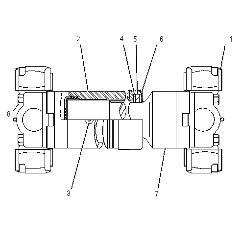 UNIVERSAL JOINT GP-PUMP DRIVE 1125495 CAT