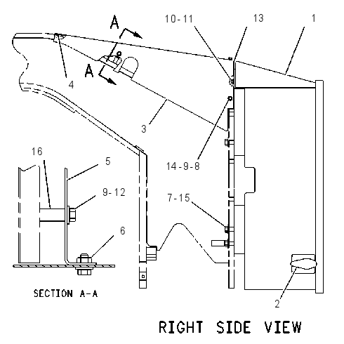 PLATE GP-PUSH 8X2349 CAT