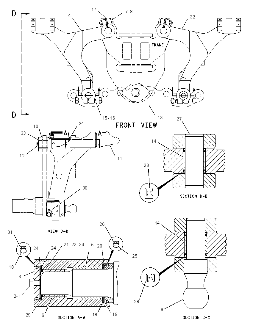 LIFT GP-BLADE 8X1940 CAT