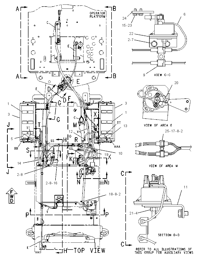 Аккумулятор с проводкой 8X5325 CAT