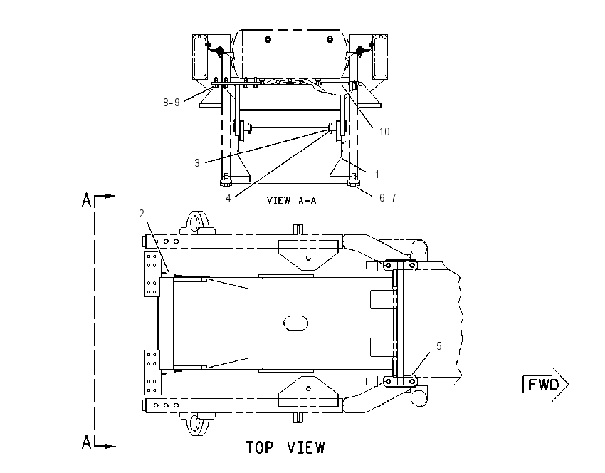 Защита нижняя 8W6230 CAT