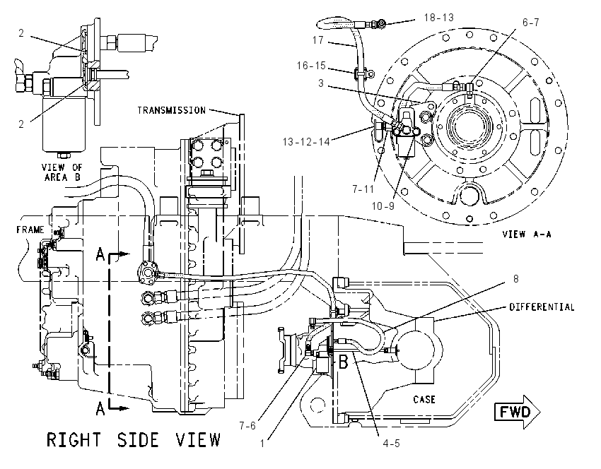 Управление блокировкой дифференциала 8W5915 CAT