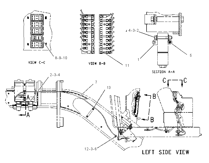 WIRING GP-BLADE CUSHION 2A6469 CAT