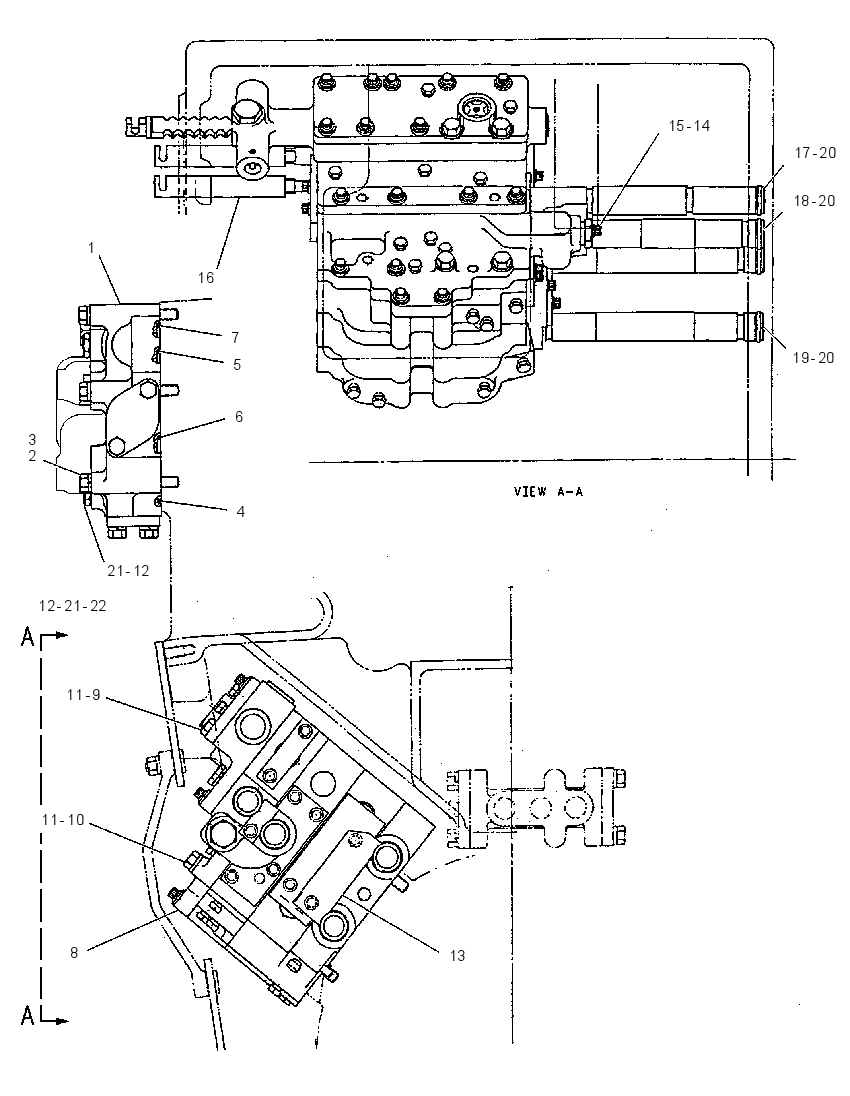 Управление гидравликой трансмиссии 8E4132 CAT