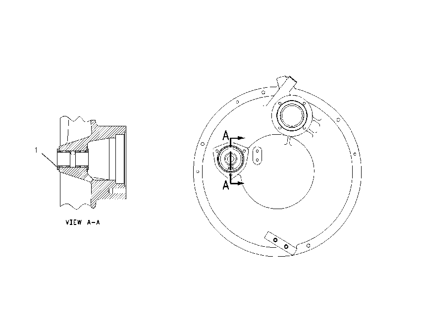 HOUSING AS-ALTERNATOR DRIVE 4P8408 CAT