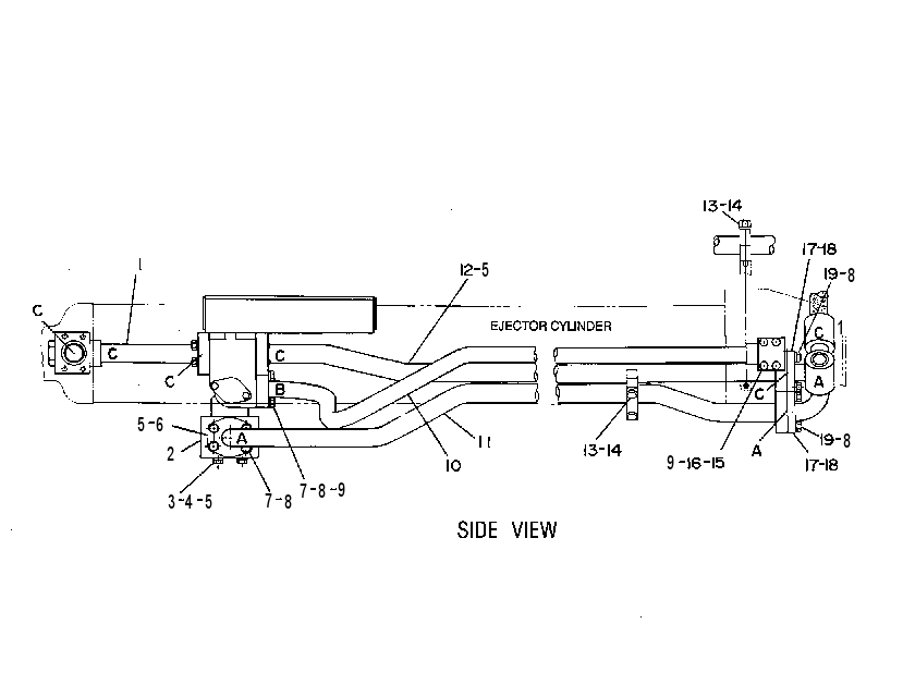 LINES GP-EJECTOR 4T1828 CAT