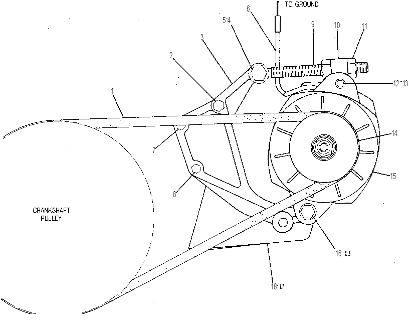 Генератор зарядный 7C1989 CAT