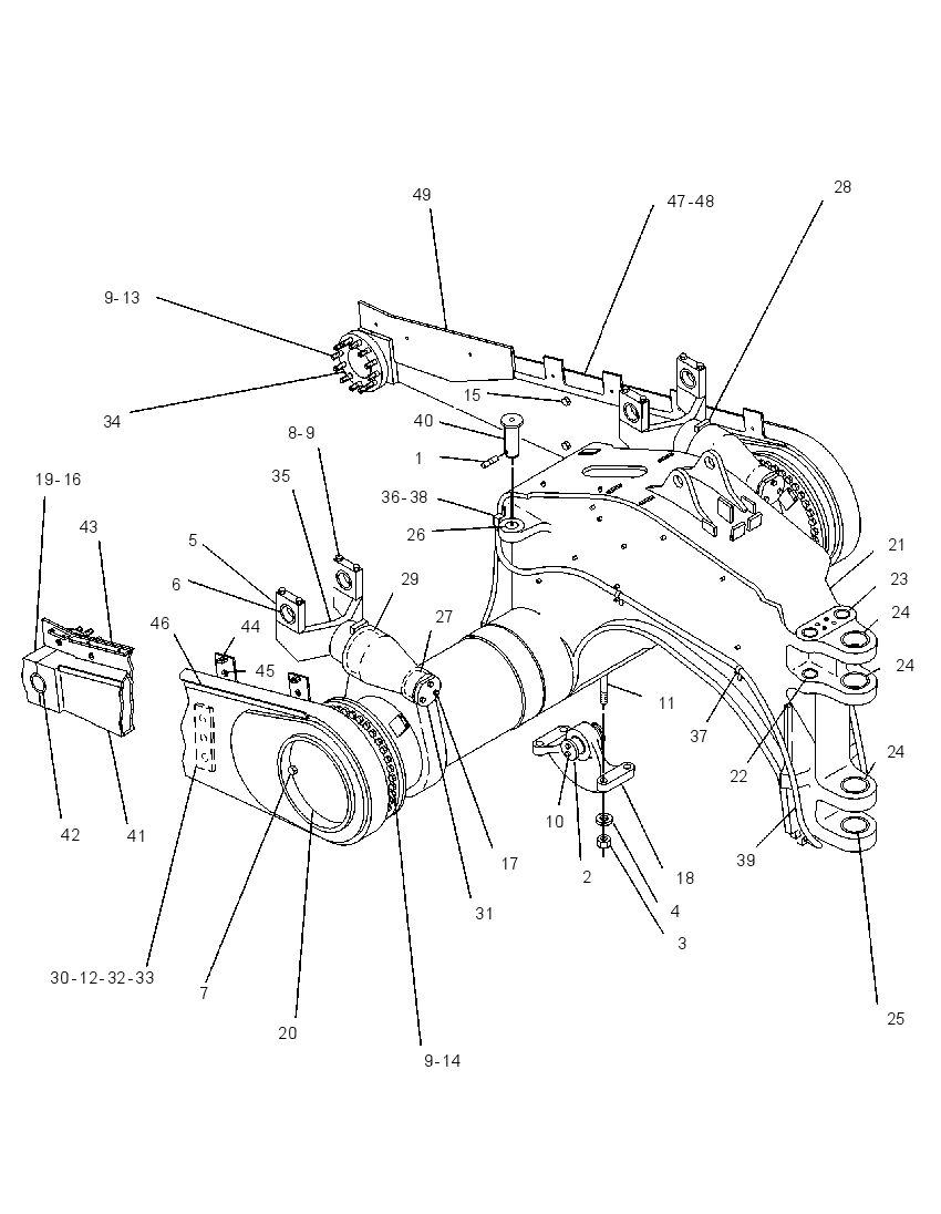 FRAME GP-DRAFT 8X6931 CAT