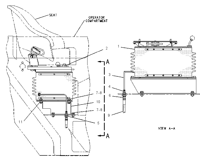 CONVERSION GP-SEAT SUSPENSION 1063948 CAT