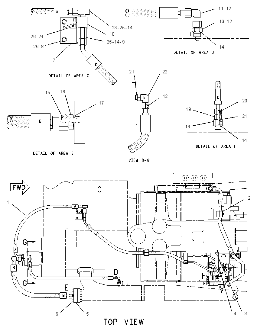 LINES GP-CUSHION-HITCH 8X4973 CAT