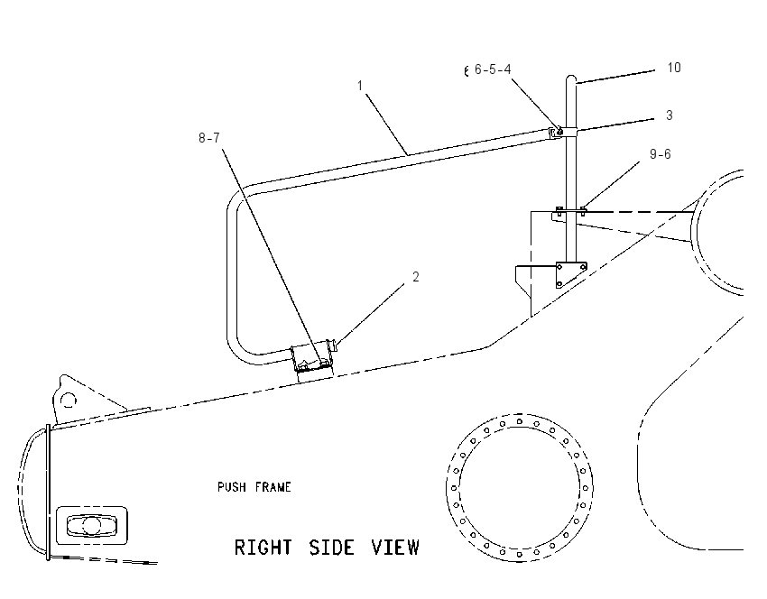 Поручень 8X6595 CAT