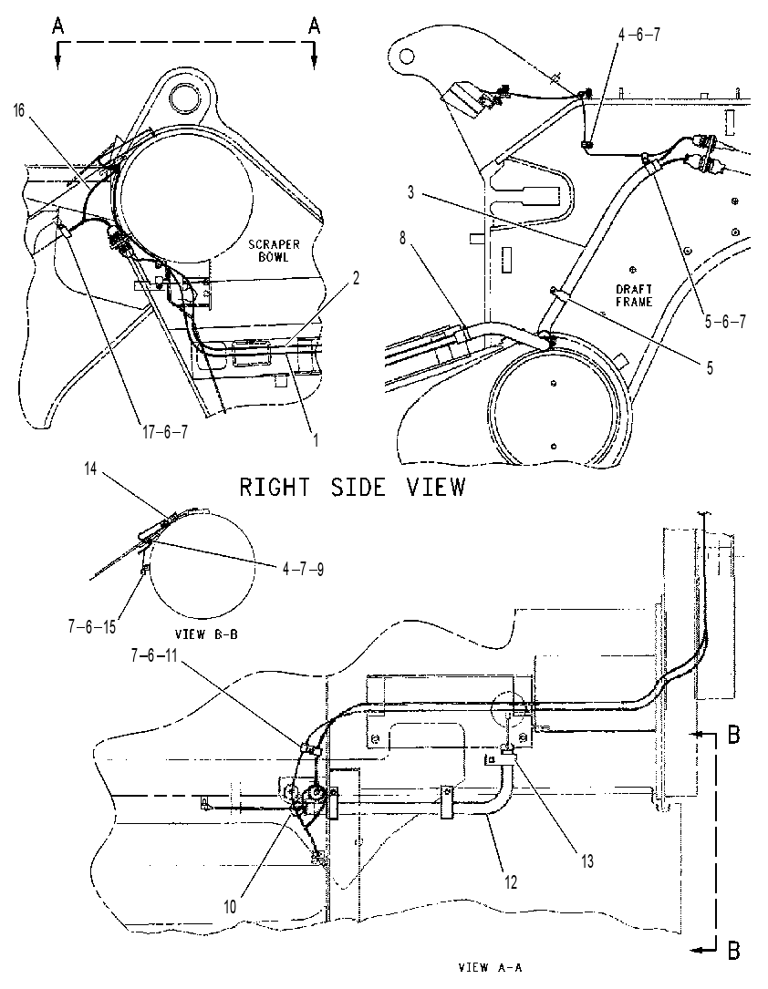WIRING GP-SCRAPER 8X6099 CAT