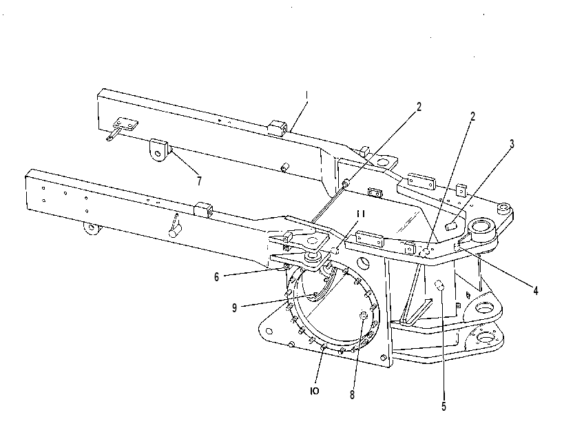 Корпус с рамой 2G9520 CAT