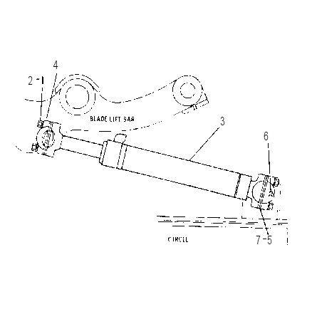 CYLINDER & MTG GP-CENTERSHIFT 8W2882 CAT