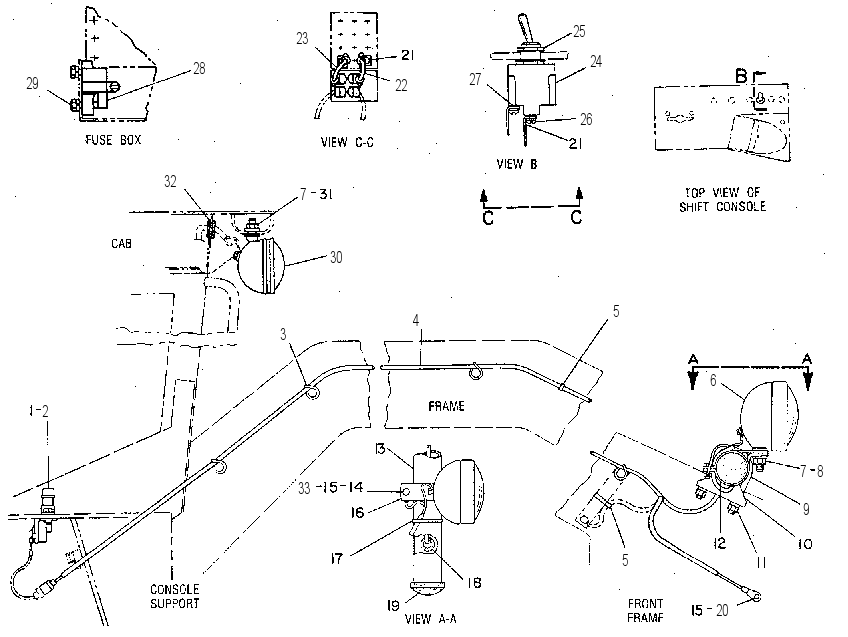 Освещение прожекторное 8W5081 CAT