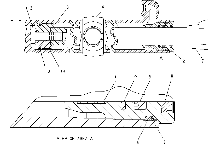 Цилиндр подъёма 9T2471 CAT