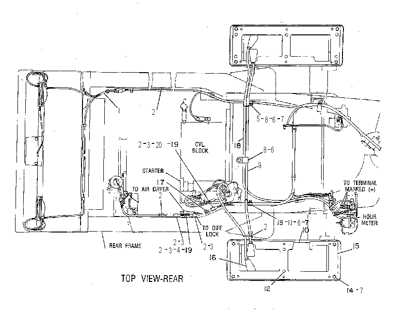 Аккумулятор с проводкой 8W3280 CAT