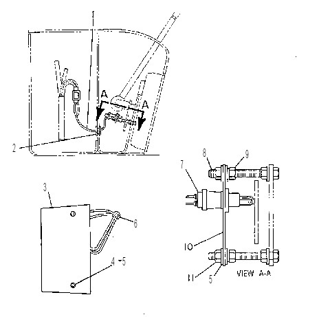 Сигнализация заднего хода 8W2035 CAT