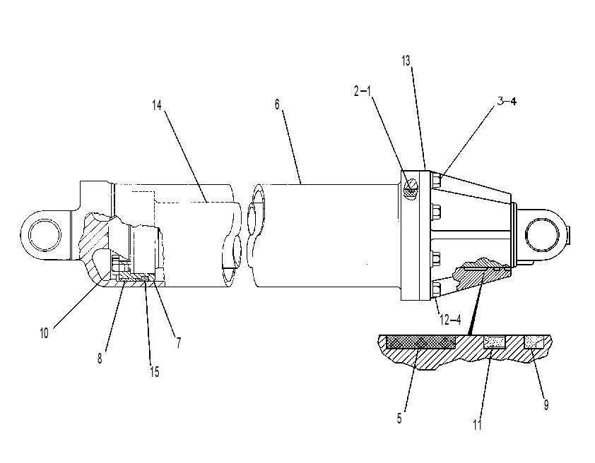 CYLINDER GP-EJECTOR 3G8617 CAT