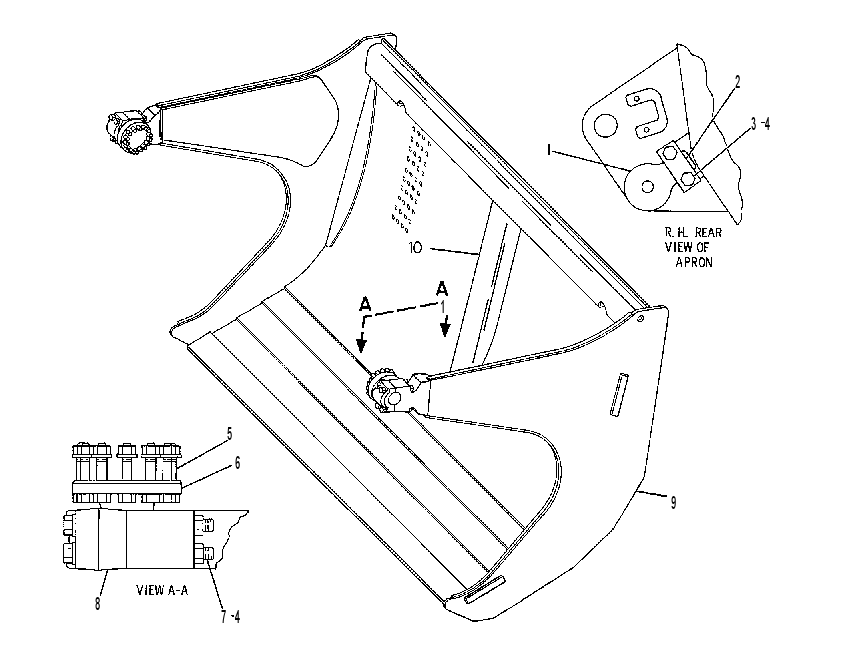 APRON GP 3G6729 CAT