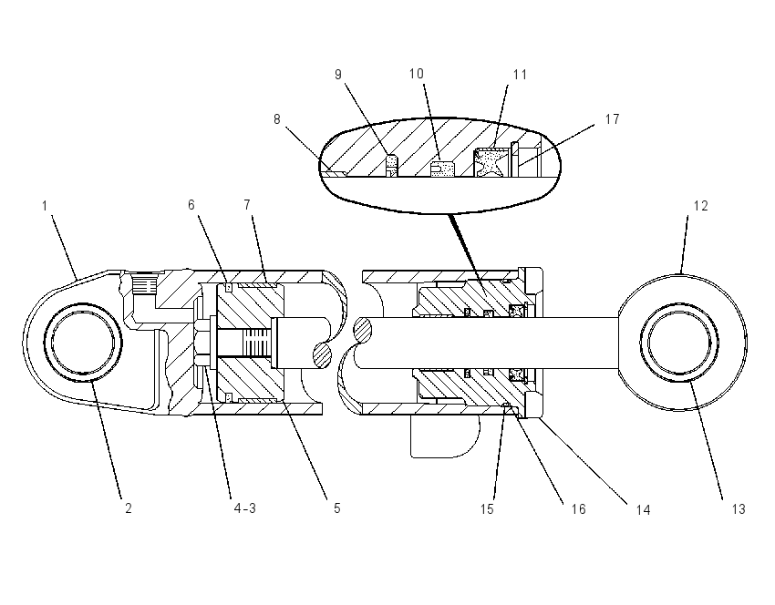 CYLINDER GP-WHEEL LEAN 9T3219 CAT