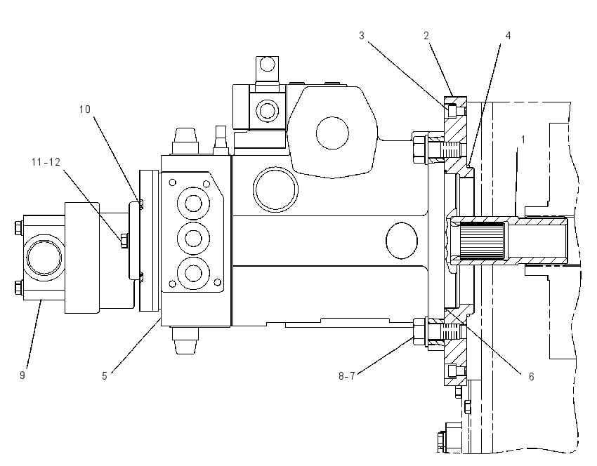 PUMP & MTG GP-ELEVATOR 1042309 CAT